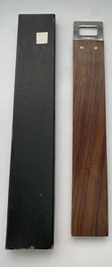Vintage Rosewood Long Handle Bottle Opener - Original Box - Scandinavarin Style - Picture 1 of 14
