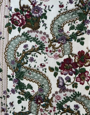 Tissu d'ameublement pur lin Designers Guild 50 cm x 40 cm " Adelaide 1970 - Photo 1/4