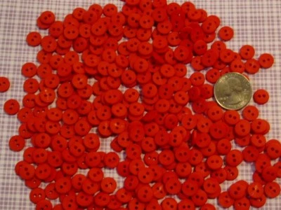 Hand Dyed 38" Round BUTTONS, 2 holes , Assorted colors, Lots of 25, 50, 100  - Image 1 of 2