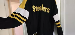 vintage steelers jacket Reversible Size 2XL - Picture 1 of 16