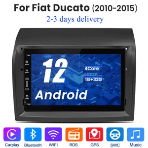 1+16G 7"Android11 For Fiat Ducato 2010-2015 Carpaly GPS Sat Nav DAB+ Bluetooth - Picture 1 of 12