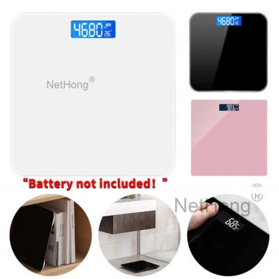 180Kg Digitale Personenwaage Step-On Technologie Hochpräzise Genauigkeit 100 Gr