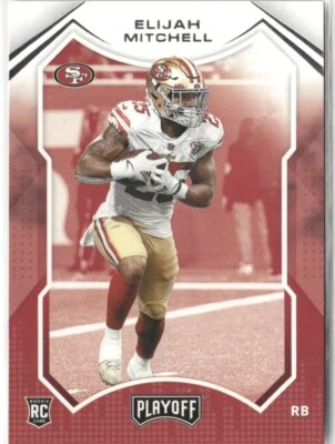 2021 Panini Playoff Eli Mitchell Rookie San Francisco 49ers #292 - Image 1 of 2