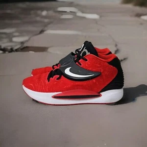 Nike KD 14 TB Athletic Shoes University Red/White/Black Mens Size 10 - Picture 1 of 8