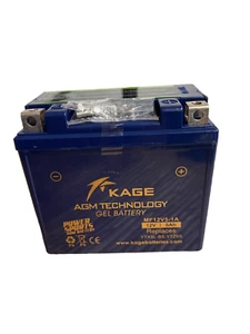 Kage MFV5-1A YTX5L-BS YTZ6S AGM Battery 12V 5Ah CCA 80 ATV, Motorcycle, Scooter - Picture 1 of 3