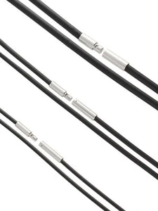 Correa de cuero cadena con cierre de bayoneta de acero inoxidable unisex - Imagen 1 de 96