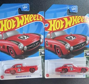 Hot Wheels 2021 MERCEDES-BENZ 300 SL 1/64 Metal Diecast Toy Car Retro S/2 NEW - Picture 1 of 4