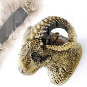 CooB Solid Metal Knife Pommel Bolster ARGALI RAM for Custom Knives Making Handle - Picture 1 of 6