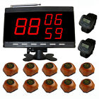 SINGCALL Wireless Cinema Calling Pager Systems 10 Bells 2 Watches 1 Receiver