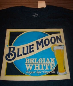 BLUE MOON Belgian White BEER T-shirt MENS SMALL NEW w/ TAG - Picture 1 of 3