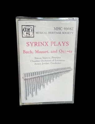 MHS Syrinx Plays Bach Mozart Quantz Classical Music Cassette New - Image 1 of 4
