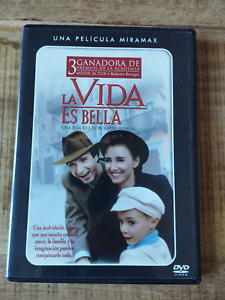 La Vida es Bella Roberto Benigni - DVD Region 2 Español Ingles Italiano Am
