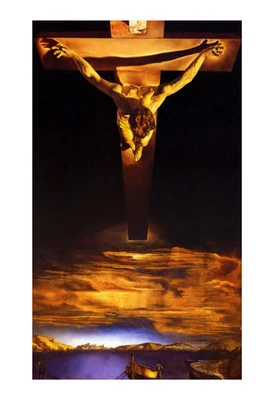Christ St. John of the Cross Poster by Salvador Dali  - Image 1 of 4