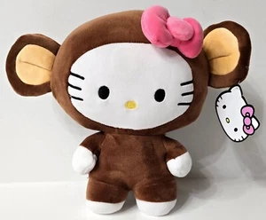 Hello Kitty in Monkey Costume ~ 10” Plush~ Sanrio ~ Brand New - Picture 1 of 10