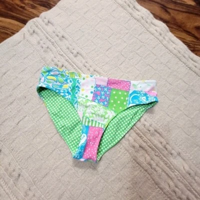 Pantalones de natación reversibles Lilly Pulitzer retazos talla niñas 12 Foto 1 de 4