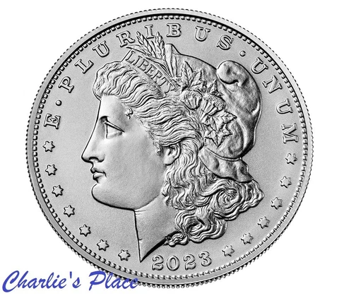 2023 Morgan Silver Dollar Uncirculated Coin (23XE) Cover