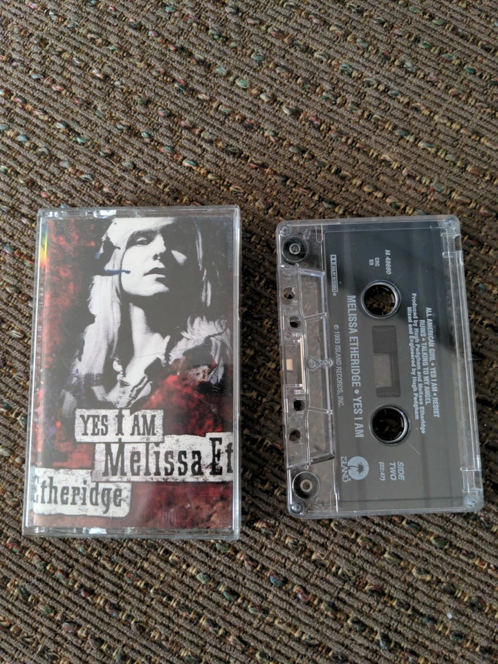 Near MINT Melissa Etheridge YES I AM Cassette TESTED 90s Lesbian Rock - Image 1 of 1