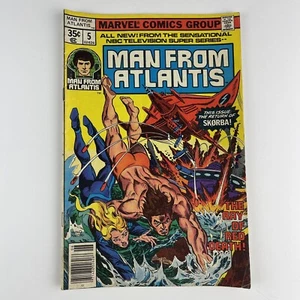 Marvel Man From AtlantisVol 1 No 5 June 1978 The Ray of Red Death Comic Book - Picture 1 of 3