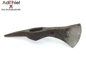 F_03b Spiked TOMAHAWK with Damascus Steel Cutting Edge (hatchet, axe) - Picture 1 of 6