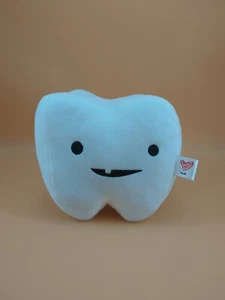 I Heart Guts 7” Tooth White Plush Stuffed Teeth Toy 2017 - Picture 1 of 9