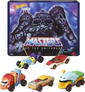 Hot Wheels Masters of the Universe Personaggi Cars Confezione da 5 - Scala 1:64 Nuovo - Foto 1 di 9