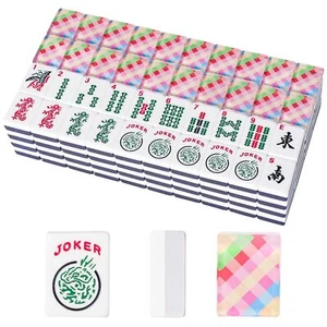 Set of American Mahjong Tiles, 166 Premium Acrylic Tiles with Colorful Prints... - Picture 1 of 7