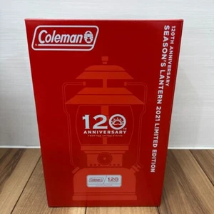 Coleman 120th Anniversary Seasons Lantern 2021 Limited Edition Red New in box - Picture 1 of 7