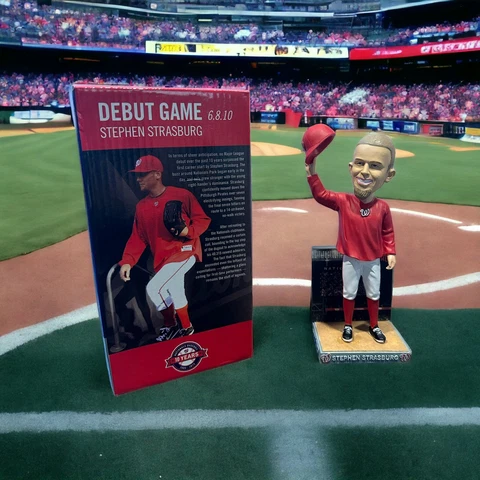Washington Nationals 2015 Stephen Strasburg Debut Game Bobblehead SGA MLB Cover