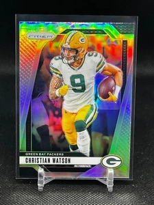 2024 Panini Prizm Football Silver Holo Christian Watson #103 - Picture 1 of 2