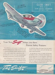 1945 Swift Aircraft ad 11/8/2023k - Picture 1 of 1