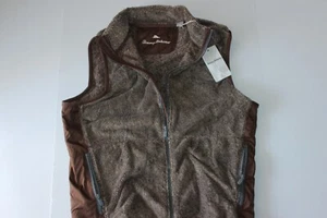 Tommy Bahama Cascade Cozy Vest Coal Espresso Brown ST226116 New Medium M - Picture 1 of 5