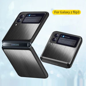 Edelstahl Ultradünn Stoßfest Matt Hülle Handyhülle Für Samsung Galaxy Z Flip 4 3 - Bild 1 von 16