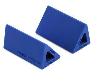 Webster Mods 30/36mm Droop Block (Blue) (2) [WMDBBU] - Picture 1 of 2
