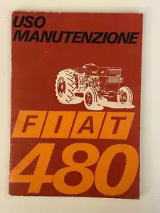 ORIGINALE !!! Libretto uso e manutenzione FIAT 480 - Foto 1 di 1