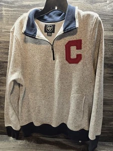 Cleveland Indians '47 Kodiak Quarter-Zip Pullover Jacke Herren Medium Gaurdians - Bild 1 von 2