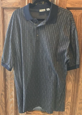 PING Golf Knit Polo Shirt Mens L Windowpane Check 100% Mercerized Combed Cotton - Image 1 of 4