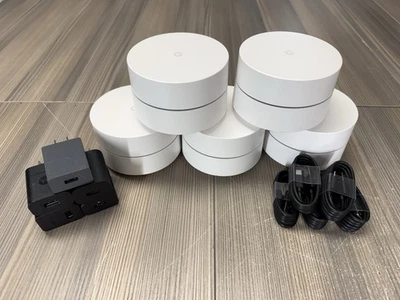 Tested & Reset Pack Of 5 Google AC-1304 Wireless Router + Power Supplies Lot - Image 1 of 4