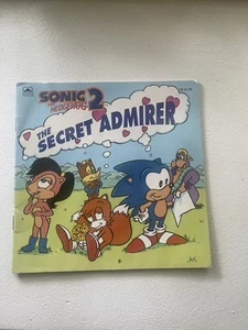 Sonic The Hedgehog 2 THE SECRET ADMIRER Special Edition Golden Book Sega 1994 - Picture 1 of 2