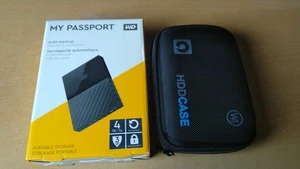 Western Digital WD My Passport Portable HDD Festplatte schwarz 4TB USB 3.0 +CASE - Bild 1 von 12