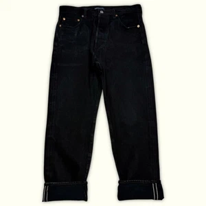 levi's Vaqueros W32/L30 Negro Excelente Hombres (m281) - Imagen 1 de 10