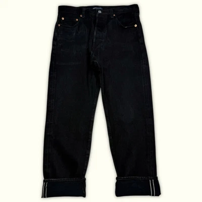 levi's Vaqueros W32/L30 Negro Excelente Hombres (m281) - Imagen 1 de 4