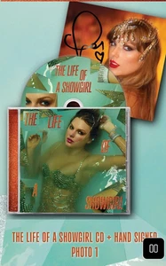 Taylor Swift - The Life of a Showgirl CD + Hand Signed Photo 1 - PRESALE - Picture 1 of 1