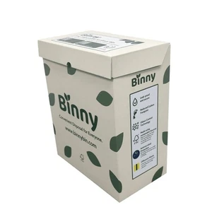 EINWEG SANITÄR MÜLLEIMER WASSERDICHT BINNY MÜLLEIMER DISKRETE ENTSORGUNG WASCHRAUM WC - Bild 1 von 2