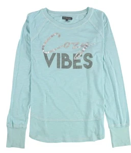 P.J. Salvage Womens Cozy Vibes Pajama Sleep T-shirt, Blue, Medium - Picture 1 of 2