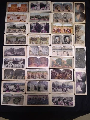 Antique Stereoview Cards Middle East, Palestine, Egypt, Jerusalem, Damascus, Etc - Image 1 of 4