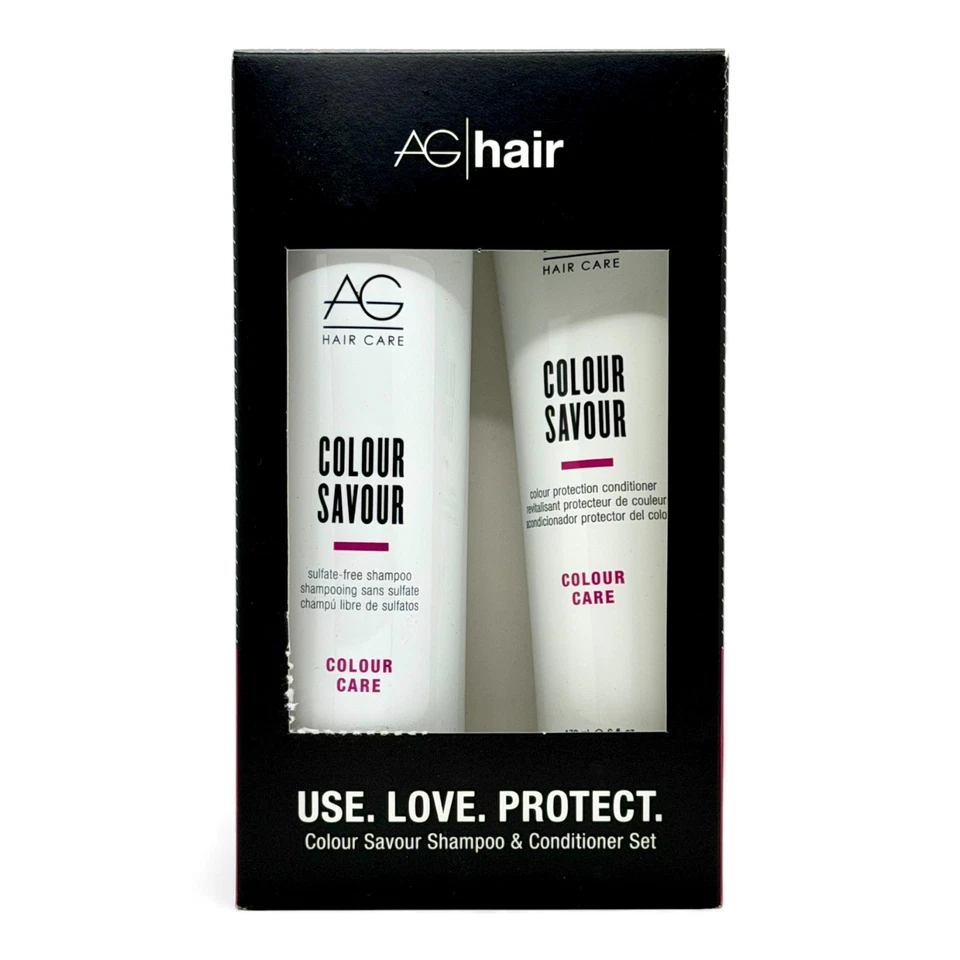 AG Colour Savour Shampoo 10oz + Conditioner 6oz Duo Set Sulfate-Free Color Care - Image 1 of 4