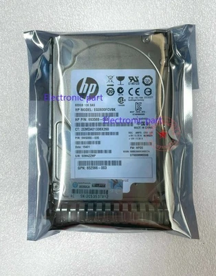 NEW HP 652583-B21 600GB 10K 2.5" SAS 6G SC ENT HDD 653957-001  - Image 1 of 4
