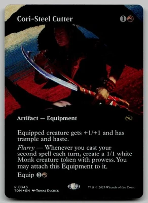 Cori-Steel Cutter (Borderless) R Tarkir: Dragonstorm 343 NM - Image 1 of 2