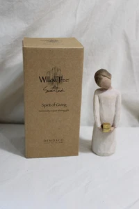 Willow Tree Figurine, SPIRIT OF GIVING, Holding Gold Gift, 2008 - Picture 1 of 4