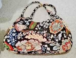 Bolso de Hombro Vera Bradley Versalles Compartimento Grande Hobo Cartera  - Imagen 1 de 14